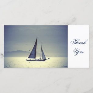 Sailing Away Thank You Card