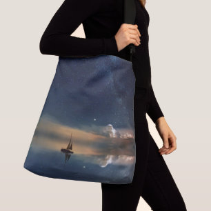 Sailing Away to the Clouds  Crossbody Bag