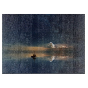 Sailing Away to the Clouds Cutting Board