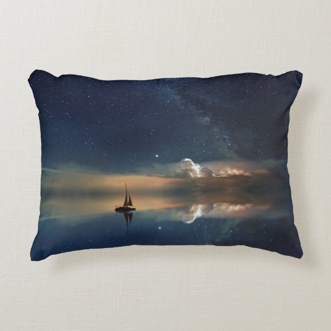 Sailing Away to the Clouds  Decorative Cushion (Front)