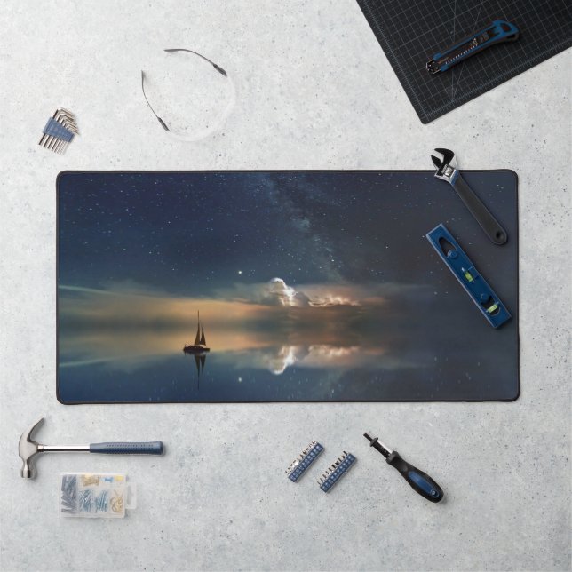 Sailing Away to the Clouds  Desk Mat (Workstation)