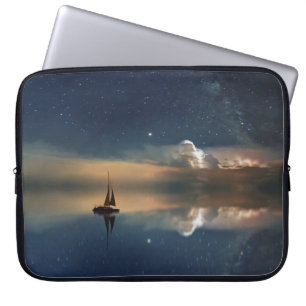 Sailing Away to the Clouds Laptop Sleeve