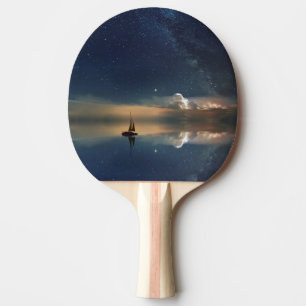 Sailing Away to the Clouds  Ping Pong Paddle