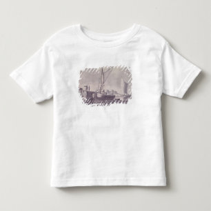 Sailing Barges Approaching a Wharf Toddler T-Shirt
