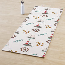 Sailing Big Pattern Colour on White