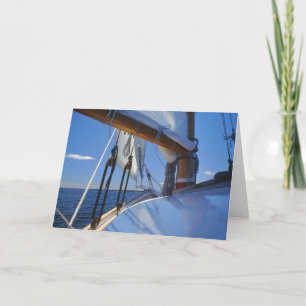 Sailing Blank Note Card