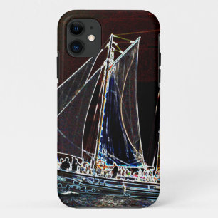 Sailing Boat- Abstract Photograph iPhone 11 Case