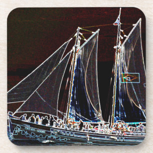 Sailing Boat- Abstract Photograph Coaster