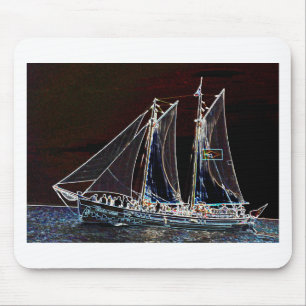 Sailing Boat- Abstract Photograph Mouse Mat