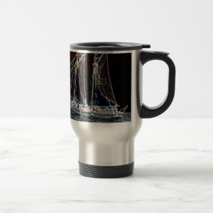Sailing Boat- Abstract Photograph Travel Mug