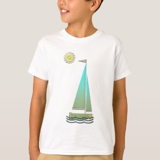 Sailing boat art t-shirts