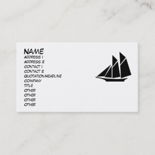 Sailing Boat Business Card