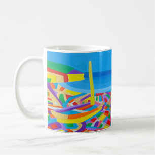 Sailing Boat by the Sea Coffee Mug