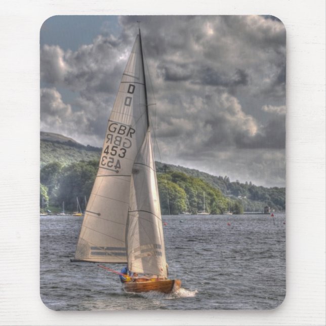 Sailing Boat Mouse Mat (Front)