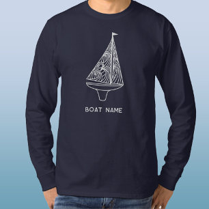 Sailing Boat Name Nautical  T-Shirt
