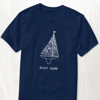 Sailing Boat Name Nautical T-Shirt