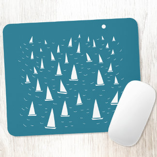 Sailing Boat Nautical Mouse Mat