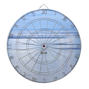 Sailing boat on sea, Nautical, blue water sky Dartboard