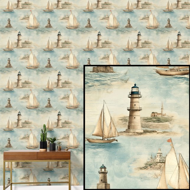 Sailing Boat Ships & Lighthouse Nautical  Wallpaper (Creator Uploaded)