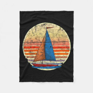 Sailing Boat Skipper Yacht Sailing Club Learn to Fleece Blanket