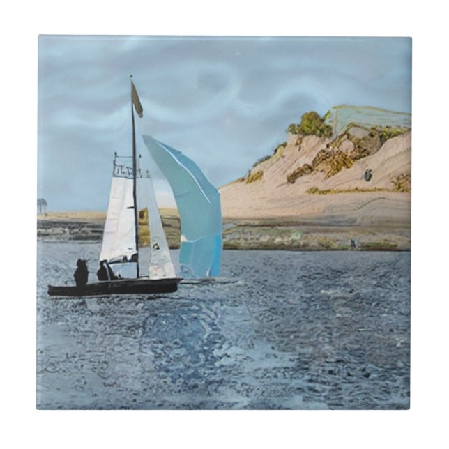 SAILING BOAT TILE (Front)