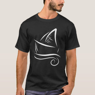 Sailing Boat Under Sailing  Idea Water Sports Sail T-Shirt