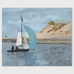 SAILING BOAT WRAPPING PAPER