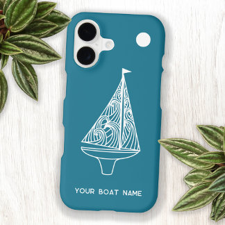 Sailing Boat Yacht Personalized Boat Name