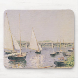 Sailing boats at Argenteuil, c.1888 Mouse Mat