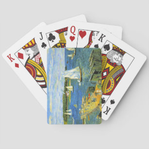 Sailing Boats at Mahone Bay in Canada Playing Cards