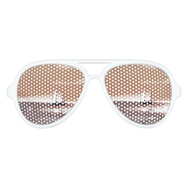 SAILING BOATS AVIATOR SUNGLASSES (Front)