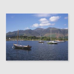 Sailing boats Derwent Water Keswick Cumbria