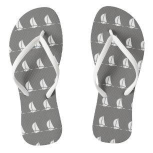 Sailing Boats Flip Flops