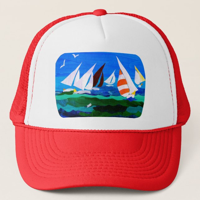 'Sailing Boats' hat (Front)