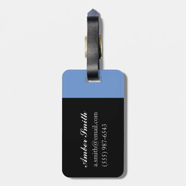 Sailing Boats Luggage Tag (Back Vertical)