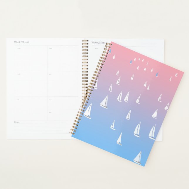 Sailing Boats on the Ocean   Planner (Display)