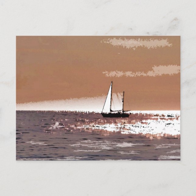 SAILING BOATS POSTCARD (Front)