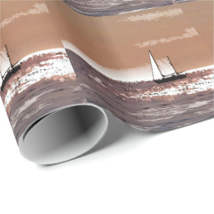 SAILING BOATS WRAPPING PAPER