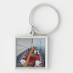 Sailing Boundary Pass Key Ring