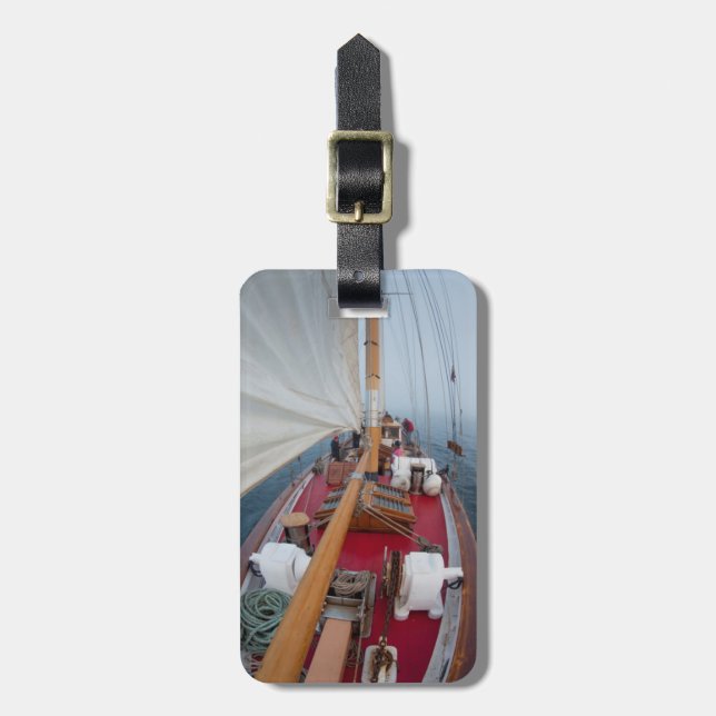 Sailing Boundary Pass Luggage Tag (Front Vertical)