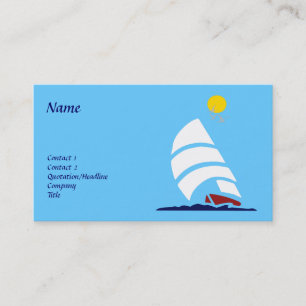 Sailing Business Card