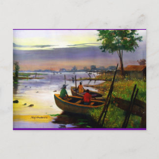 SAILING   BY MOJISOLA A GBADAMOSI OKUBULE POSTCARD