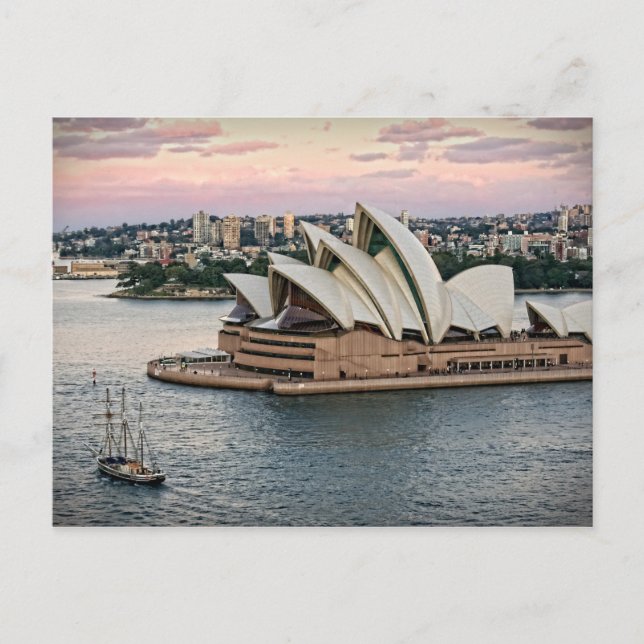 Sailing by the Sydney Opera House Postcard (Front)