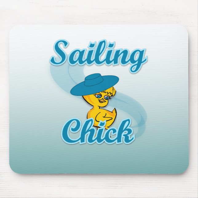Sailing Chick #3 Mouse Mat (Front)