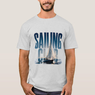 Sailing Club Luxury Nautical Graphic T-Shirt