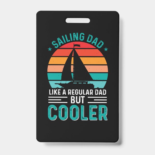 Sailing Dad ID Badge (Front)