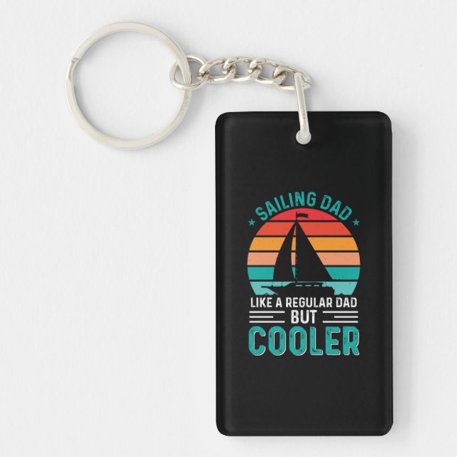 Sailing Dad Key Ring (Front)