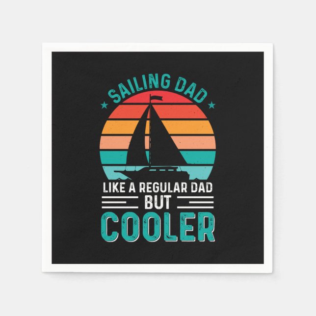 Sailing Dad Napkin (Front)