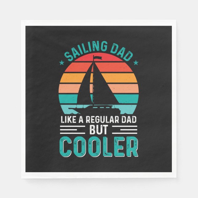 Sailing Dad Napkin (Front)