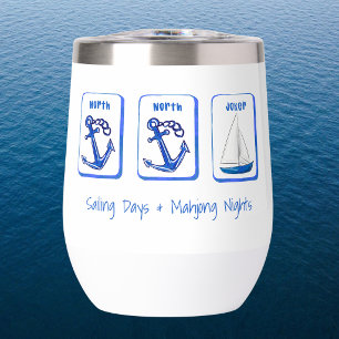 Sailing Days & Mahjong Nights Custom Nautical